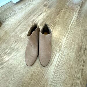 Dolce Vita neutral suade booties size 8.5
